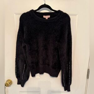 Philosophy Black Sweater with Pearl Accents “NEW WITH TAGS”